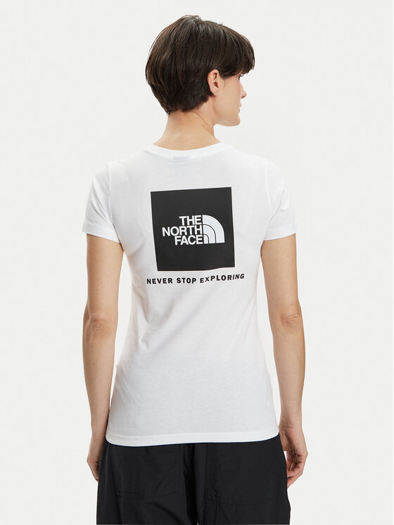 The North Face The North Face Тишърт Redbox NF0A87NM Бял Regular Fit