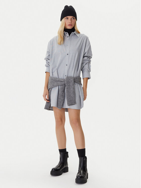 G-Star Raw G-Star Raw Košilové šaty D26979-C290 Modrá Oversize