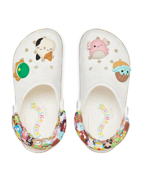 Crocs Crocs Şlapi Classic Squishmallows Clog 210216 Alb