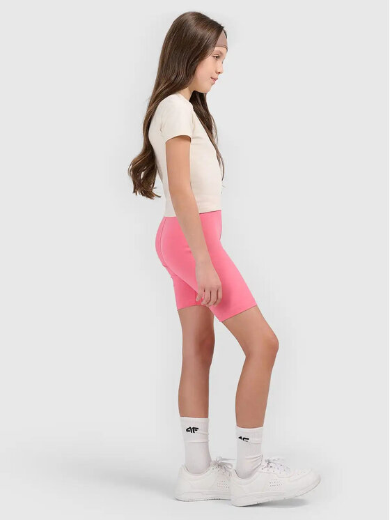 4F 4F Legginsy 4FJWSS26TSTIF028 Różowy