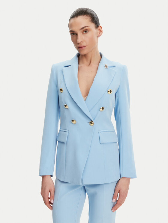 Maryley Maryley Піджак 25EB139/43MA Блакитний Regular Fit