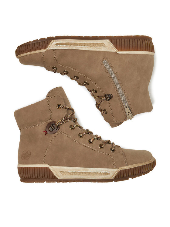 Rieker Rieker Schnürschuhe N0730-64 Beige