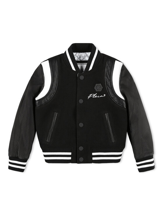 PHILIPP PLEIN PHILIPP PLEIN Giacca di pelle 5613 Nero Comfort Fit