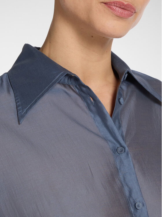 Elena Mirò Elena Mirò Camicia 5019Z000024N023 Blu Boxy Fit