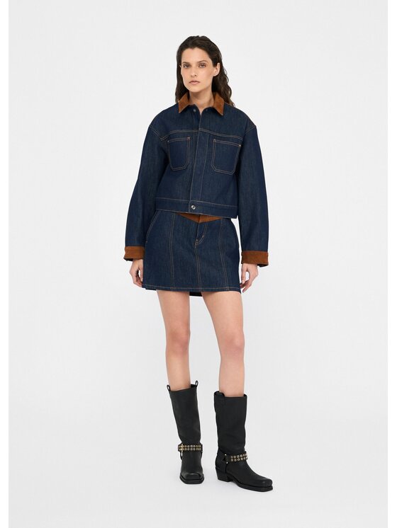 Liu Jo Liu Jo Gonna di jeans UF5085DS07377000 Celeste Regular Fit