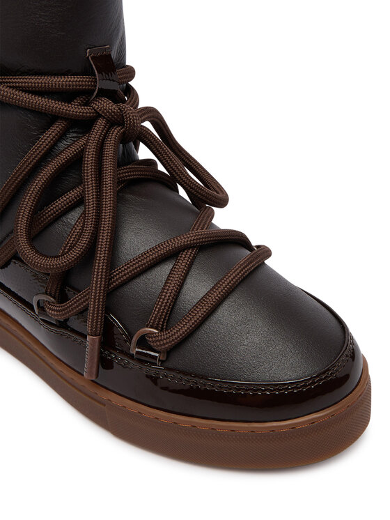 Inuikii Inuikii Śniegowce Gloss Wedge 1001.004.0052.150 Brązowy