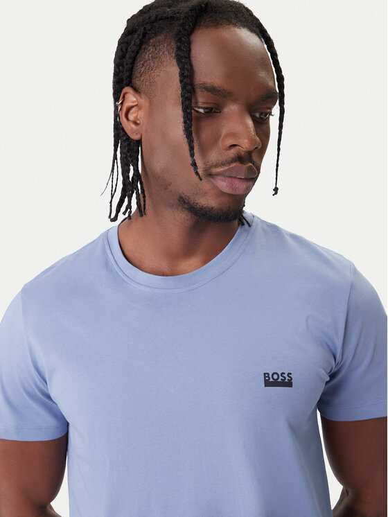 BOSS BOSS Футболка Rn 365 50531401 Cиній Regular Fit