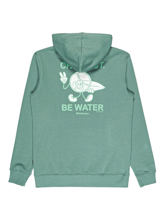 Billabong Billabong Μπλούζα Foundation Po EBYSF00175 Πράσινο Regular Fit