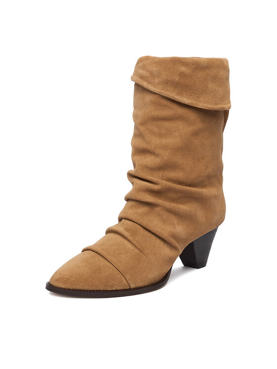Badura Badura Μπότες EO-APRIL-25FW218 Μπεζ