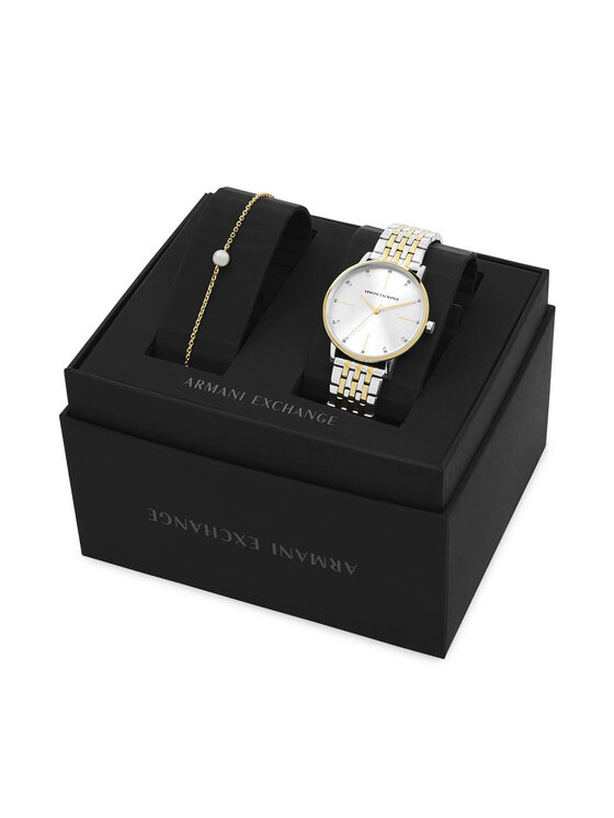 Armani Exchange Armani Exchange Pulkstenis AX7156SET Sudraba