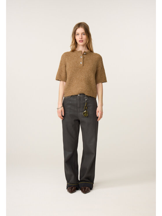 Fabienne Chapot Fabienne Chapot Sweter 6744-1532-175 Brązowy Regular Fit