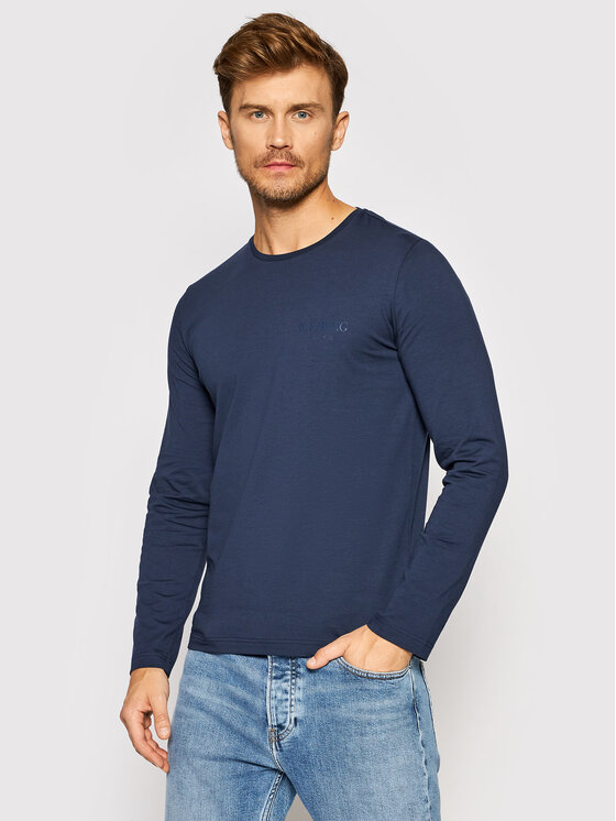 Longsleeve 21II1P0F0416309 Blu scuro Regular Fit
