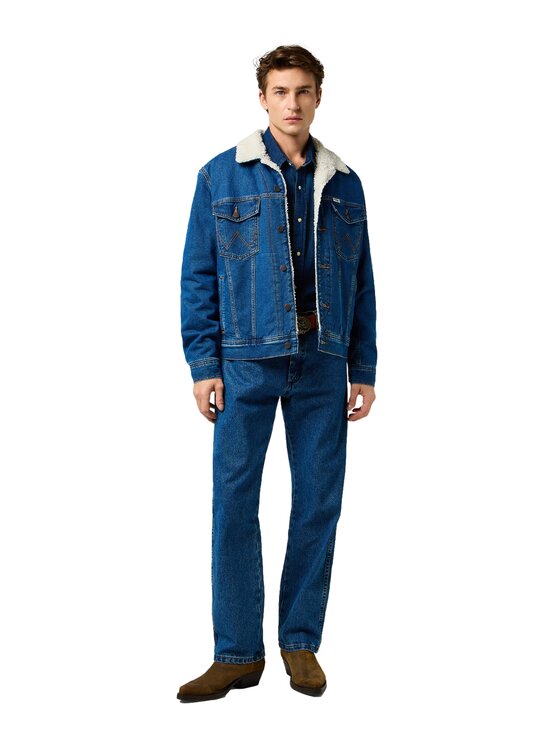 Wrangler Wrangler Kurtka jeansowa 112371440 Niebieski Regular Fit