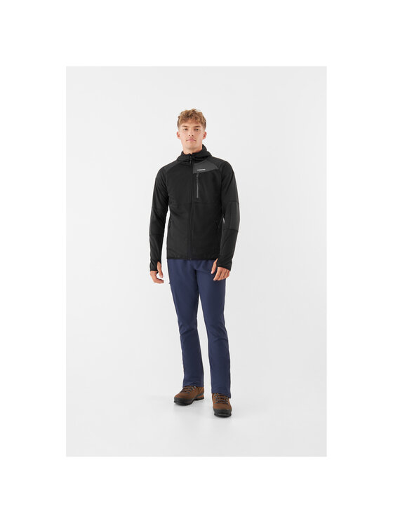 Viking Viking Bluza Yosemite Hoodie Man Czarny Regular Fit
