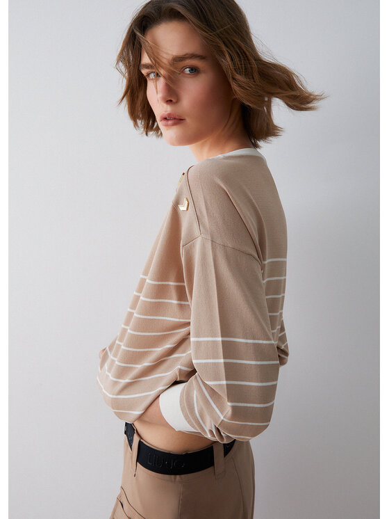 Liu Jo Liu Jo Maglione TA6213MS55NC3889 Beige Regular Fit