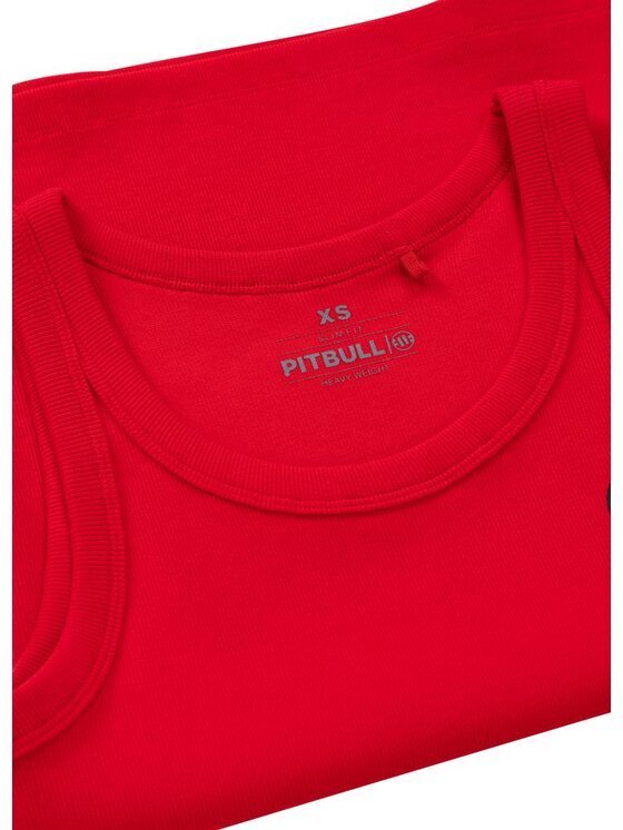 PITBULL PITBULL Sukienka codzienna Sukienka sportowa Rib LAYLA M/L Czerwony Slim Fit