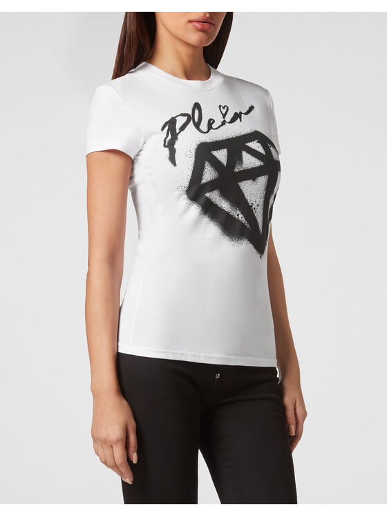 PHILIPP PLEIN PHILIPP PLEIN T-Shirt 2315 Bílá Regular Fit