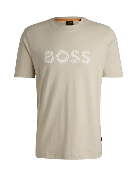 BOSS BOSS T-shirt 50534923 10262528 271 Beige Regular Fit