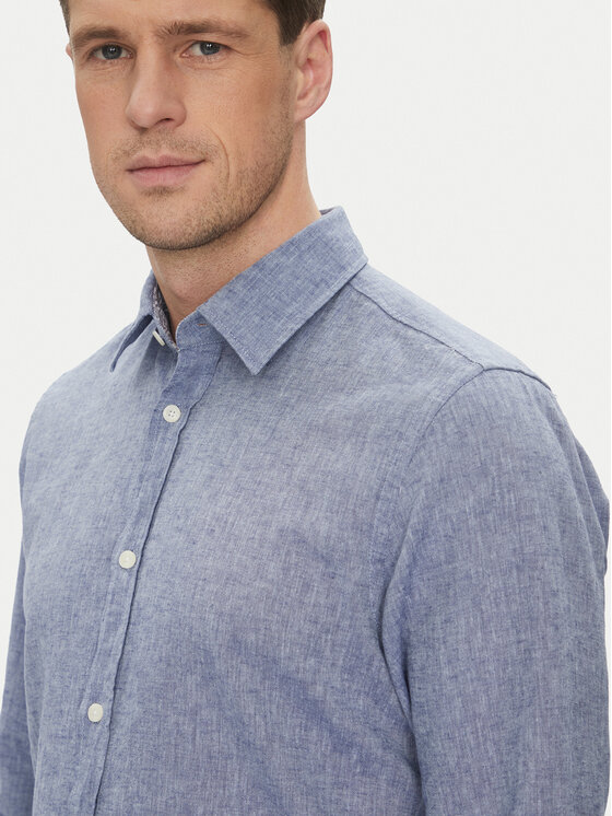 JOOP! Jeans JOOP! Jeans Koszula 15 JJSH-92Hanson2K-W 30045977 Granatowy Regular Fit