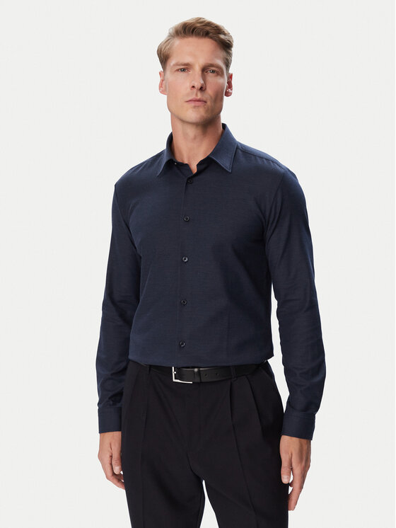 BOSS BOSS Koszula Roan-K-F 50571519 Niebieski Slim Fit