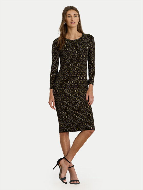 LAUREN RALPH LAUREN LAUREN RALPH LAUREN Sukienka codzienna 200980037001 Czarny Slim Fit