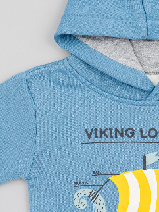 Zippy Zippy Trenerka ZBBAP0601 23017 Plava Regular Fit