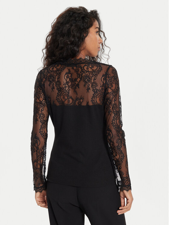 Morgan Morgan Bluza 242-TLAMI Črna Slim Fit
