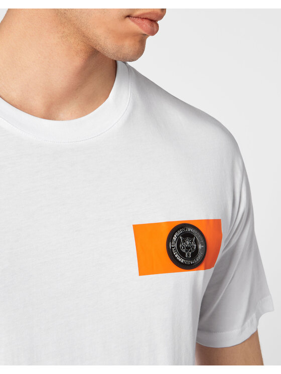 Plein Sport Plein Sport T-Shirt 8217 Biały Regular Fit