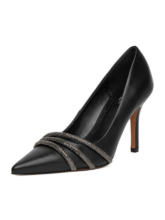 Nine West Nine West Pantofi cu toc subțire CEO-MARIAM-01 Negru