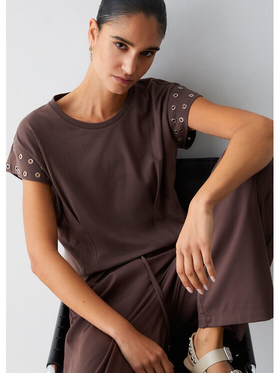 Liu Jo Liu Jo T-shirt TA6251JS00391015 Viola Regular Fit