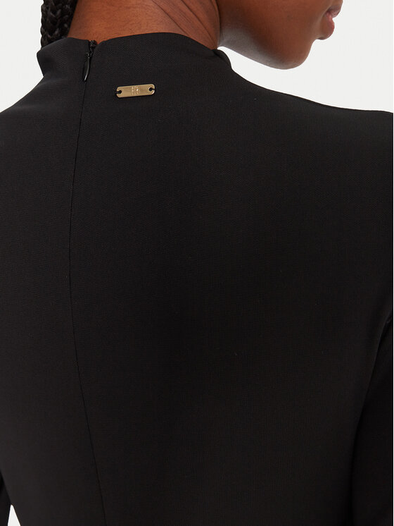 Fracomina Fracomina Abito da cocktail FS25WD2007W62601 Nero Slim Fit