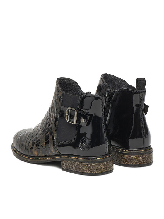 Rieker Rieker Botine CEO-Z4965-90 Negru