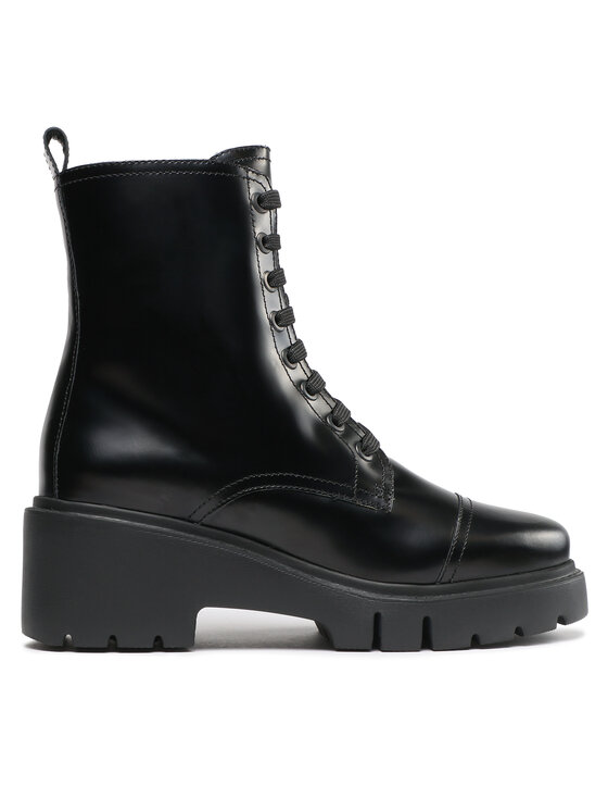Botine Unisa Juliet Siv Negru
