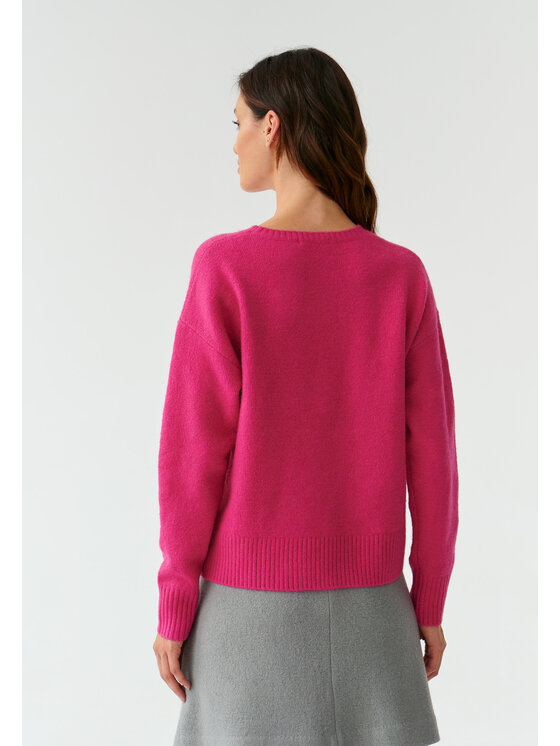 TATUUM TATUUM Sweter KOBRO Różowy Oversize