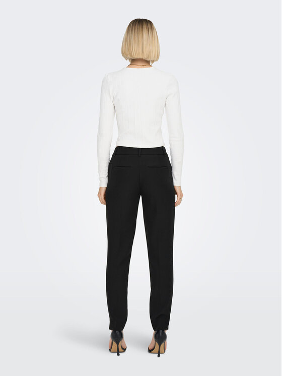 ONLY ONLY Chino Veronica 15291514 Crna Slim Fit