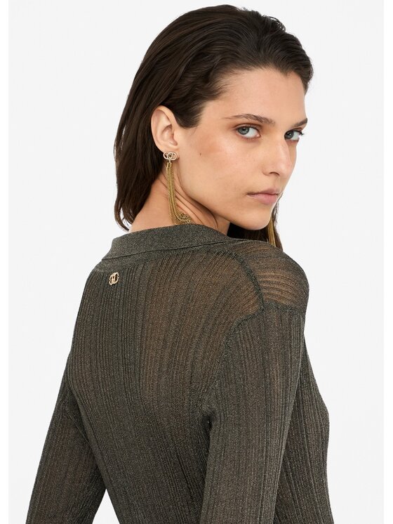 Liu Jo Liu Jo Maglione CF5154MS85OA4354 Verde Slim Fit