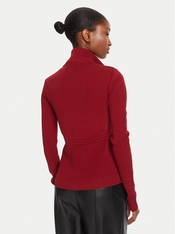 Patrizia Pepe Patrizia Pepe Megztinis 8K0323 K274 Raudona Regular Fit