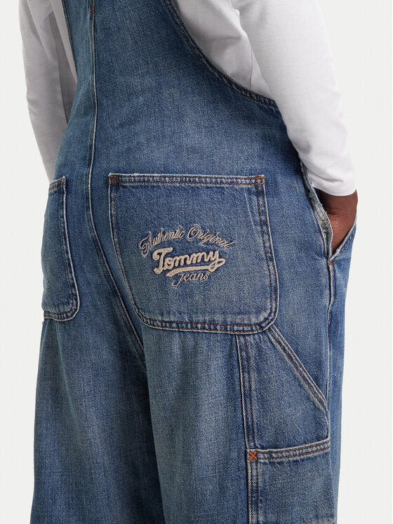 Tommy Jeans Tommy Jeans Salopette Classic DW0DW20529 Blu Straight Fit