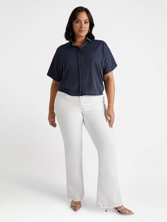 Fiorella Rubino Fiorella Rubino Camicia 5830L000161N034 Blu Boxy Fit