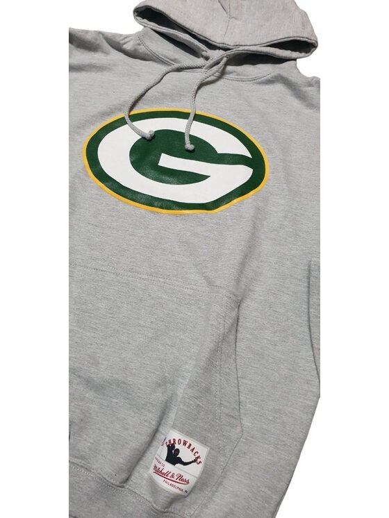 Mitchell & Ness Mitchell & Ness Mikina TEAM LOGO HOODY GREEN BAY PACERS Šedá Regular Fit