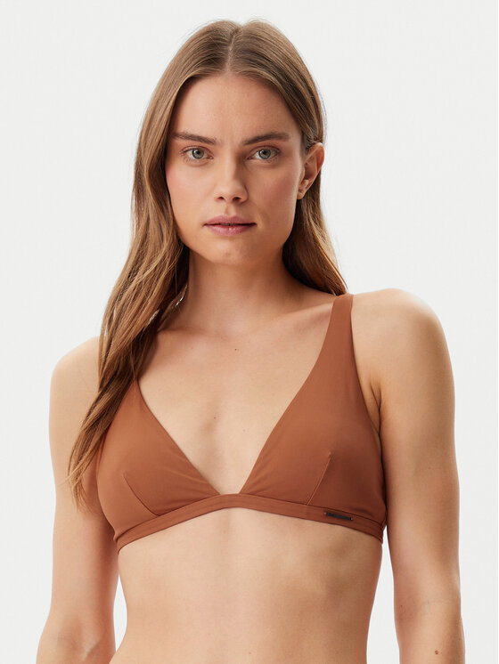 Calvin Klein Swimwear Calvin Klein Swimwear Bikini felső KW0KW02844 Barna