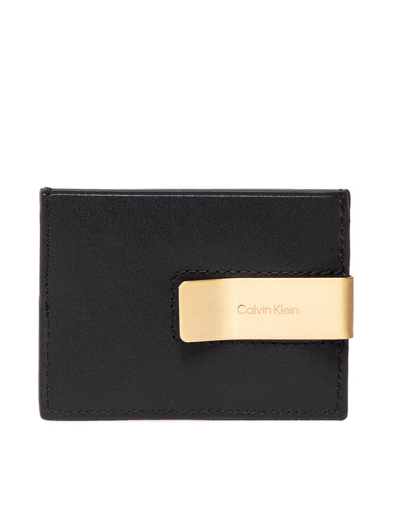 Calvin Klein Calvin Klein Etui na karty kredytowe Ck Icon Cc Holder W/Clip K50K509625 Czarny