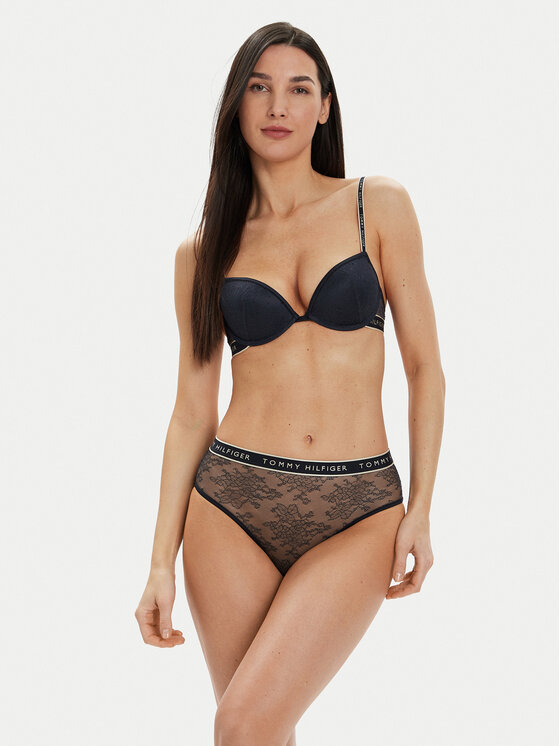 Tommy Hilfiger Tommy Hilfiger Klasszikus magas derekú alsó UW0UW05178 Sötétkék