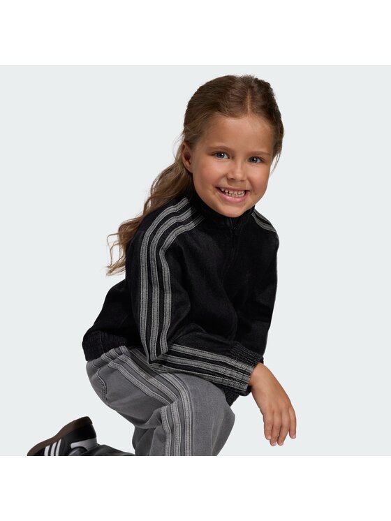 adidas adidas Bluza Firebird Czarny Loose Fit