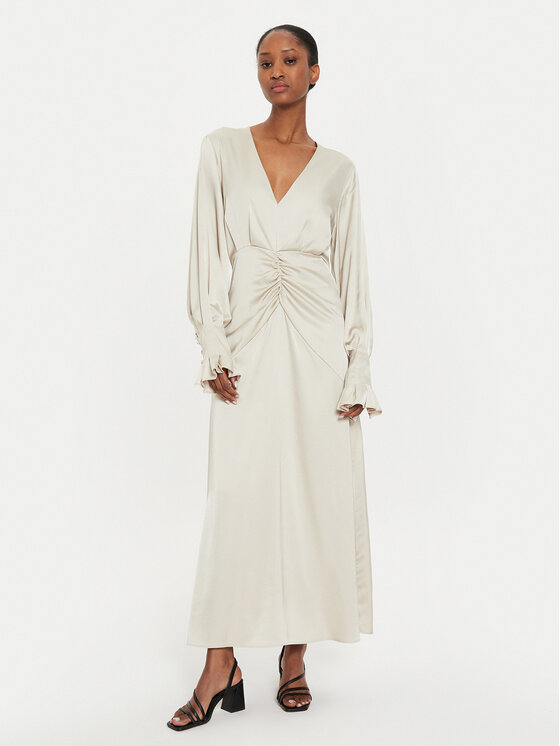 Karen by Simonsen Rochie cocktail Peel 10105036 Bej Loose Fit