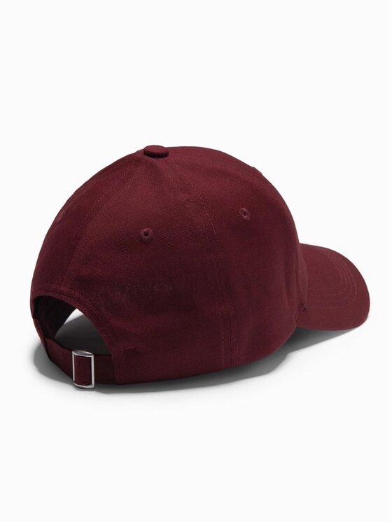 Ombre Ombre Czapka z daszkiem OM-ACCS-0104 Bordowy