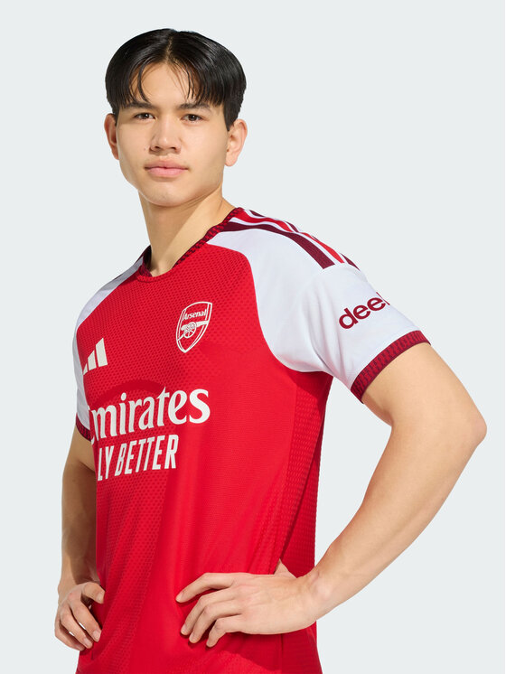 adidas adidas Koszulka techniczna 169686 Czerwony Slim Fit