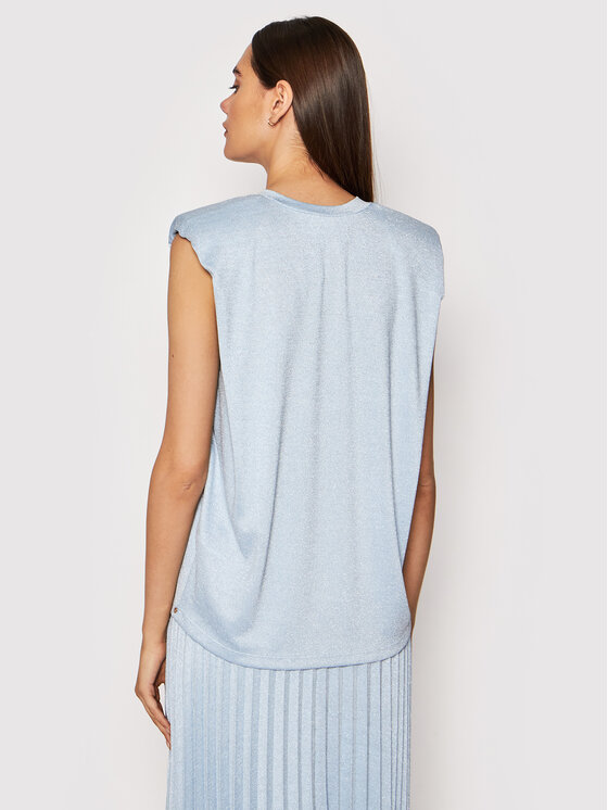 Blusa TOP12143 Blu Regular Fit