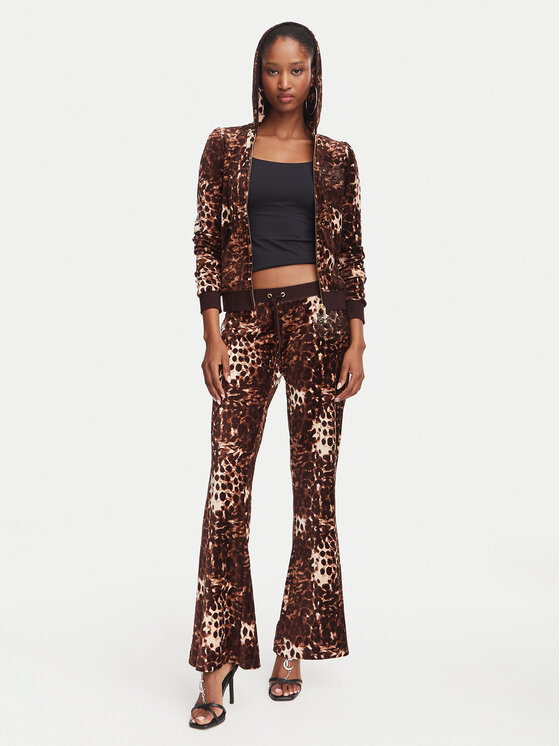 Juicy Couture Juicy Couture Felpa Robyn JCWAS226338 Marrone Slim Fit