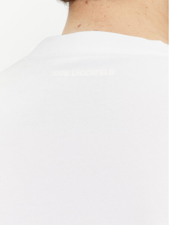 KARL LAGERFELD KARL LAGERFELD T-Shirt 755057 542221 Bílá Regular Fit